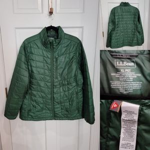 L.L.BEAN Primaloft Packaway Jacket, Women's XL Petite, Deep Balsam